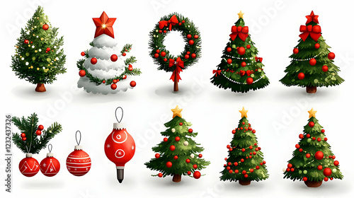 Christmas Tree and Ornament...