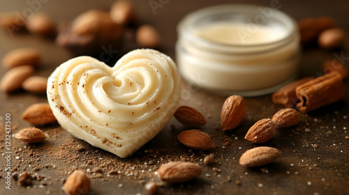 Heart-Shaped Body Butter wi...