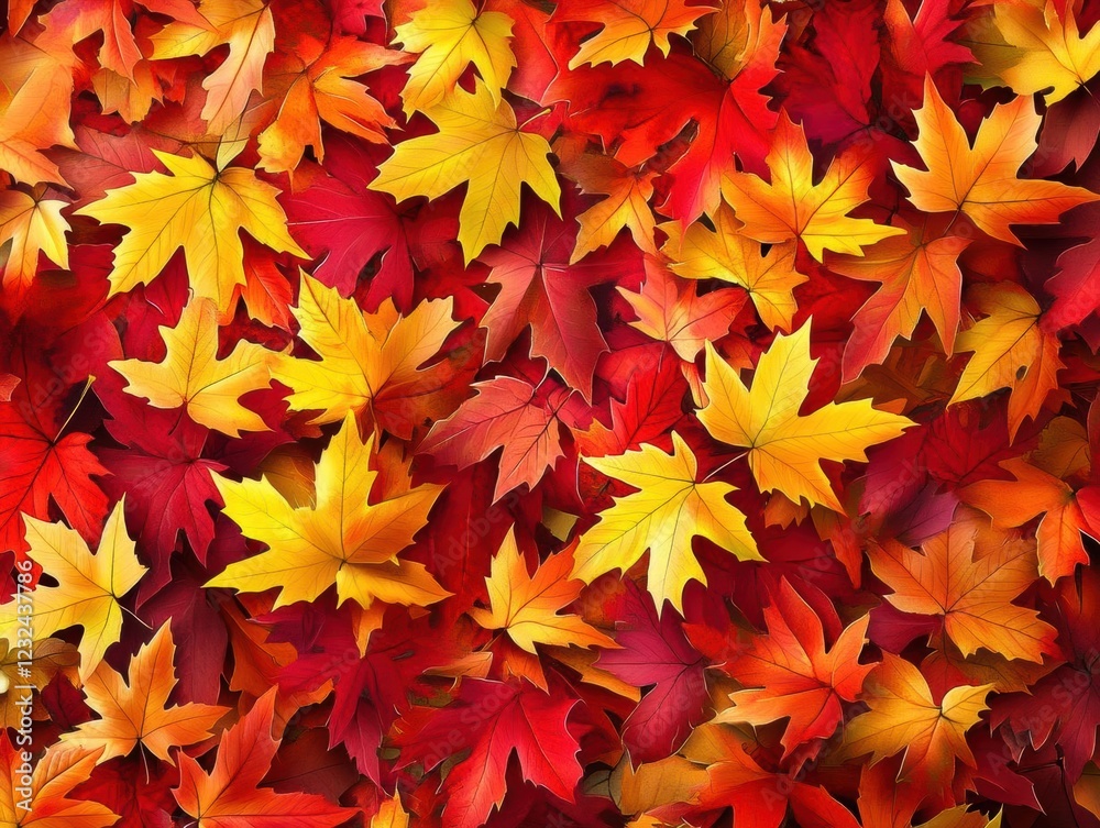 Autumn Leaves: Vibrant Colors and Textures Autumn Leaves: Vibrant Colors and Textures