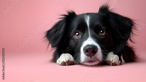 Adorable Black and White Do...