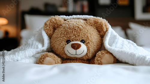 Cute Teddy Bear Peeking Out...