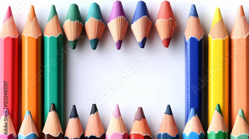 Colored Pencils Form a Vibr...