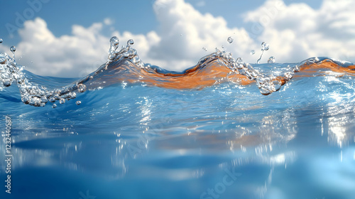 Crystal-clear Water Ripples...