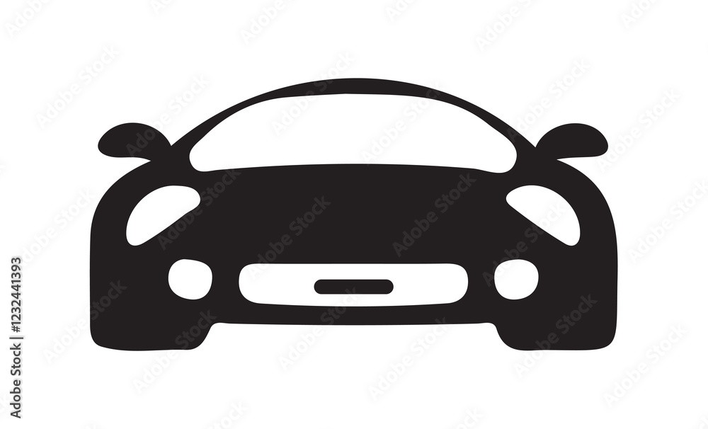 Modern car vector icon. Private car vector icon EPS 10 Modern car vector icon. Private car vector icon EPS 10