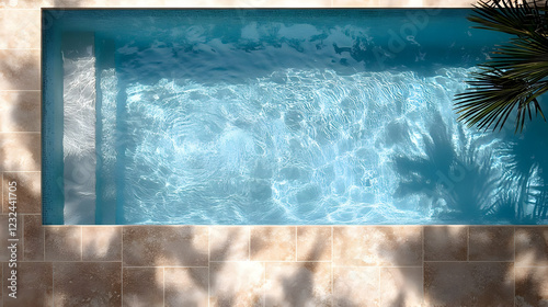 Tranquil Rectangular Pool w...