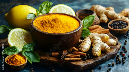Turmeric, Ginger, Cinnamon,...