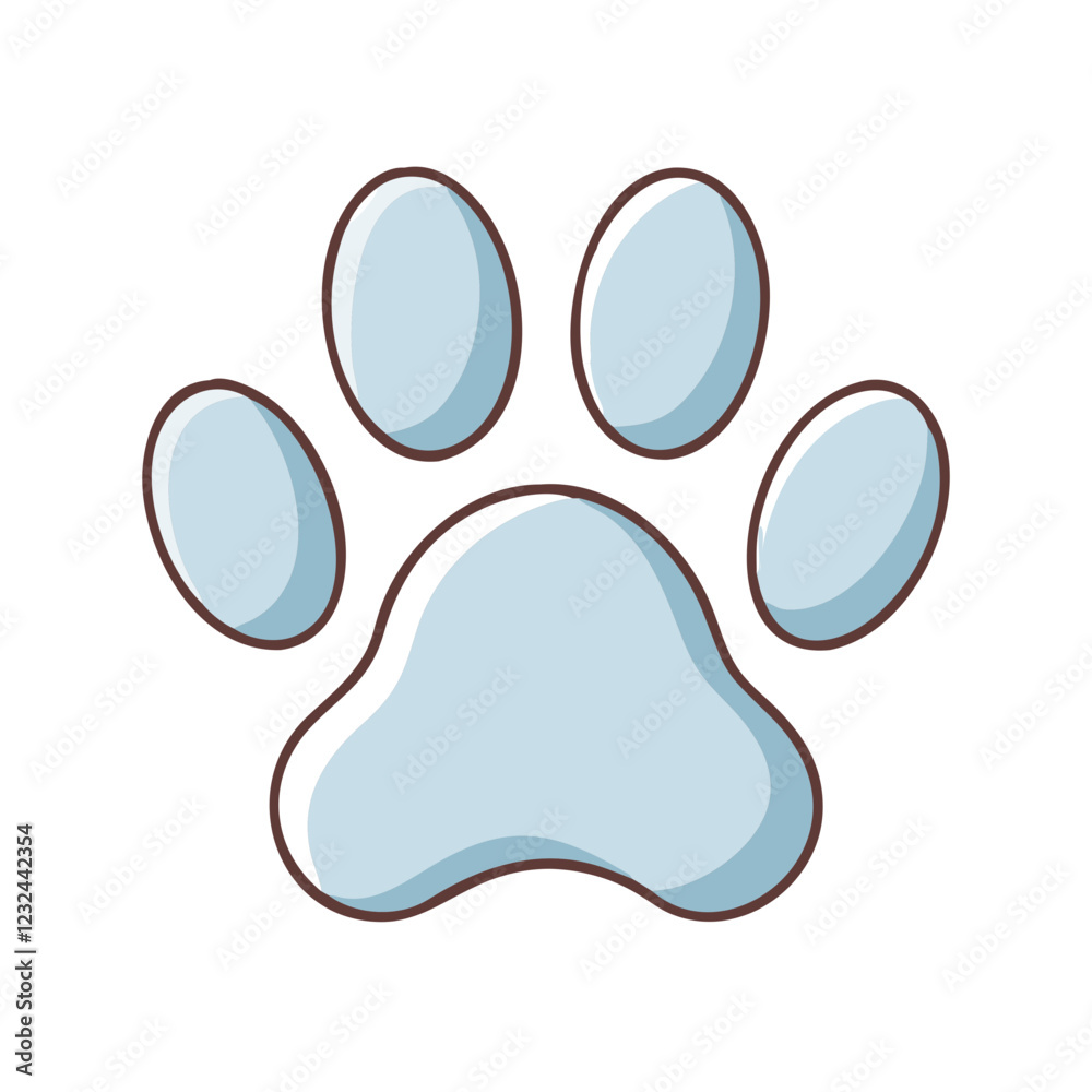 dog paw print icon, dog paw print vector illustration-simple illustration of dog paw print, perfect for dog paw print logos and icons dog paw print icon, dog paw print vector illustration-simple illustration of dog paw print, perfect for dog paw print logos and icons