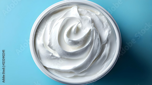 White Cream Swirls in a Jar...