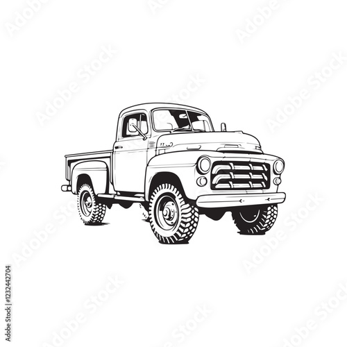car, truck, vintage, old, vehicle, auto, retro, classic, transportation, 