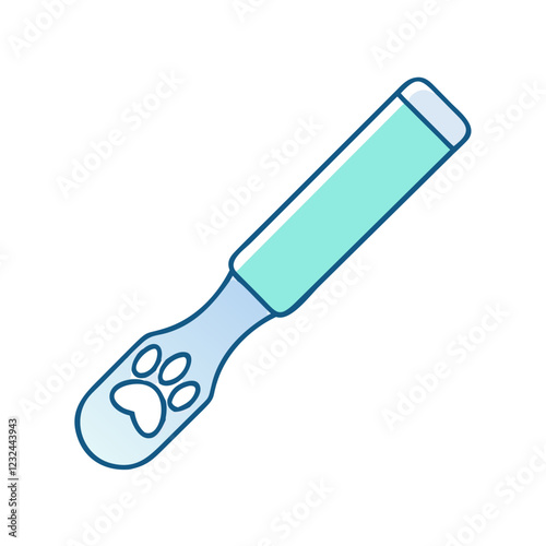 pet nail file icon, pet nail file vector illustration-simple illustration of pet nail file, perfect for pet nail file logos and icons