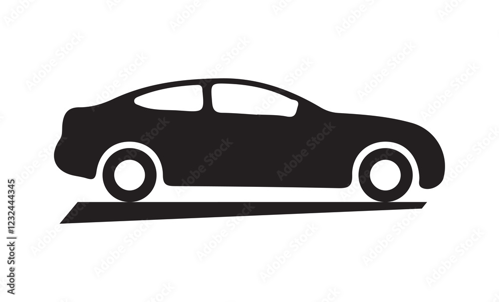 Modern car vector icon. Private car vector icon EPS 10 Modern car vector icon. Private car vector icon EPS 10