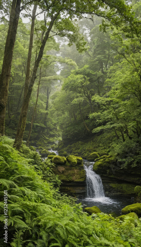 waterfall in the forest