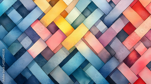 Colorful Interwoven Waterco...