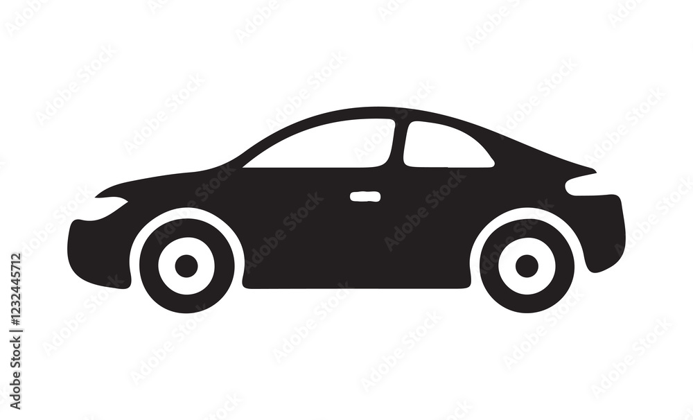 Modern car vector icon. Private car vector icon EPS 10 Modern car vector icon. Private car vector icon EPS 10