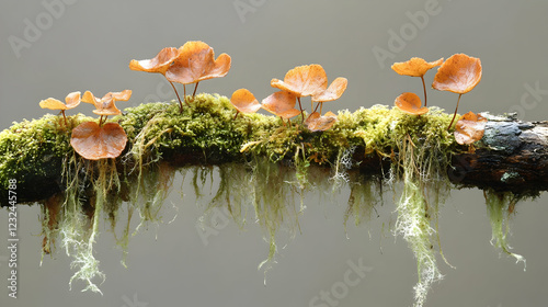 Orange Mushrooms Thrive on ...