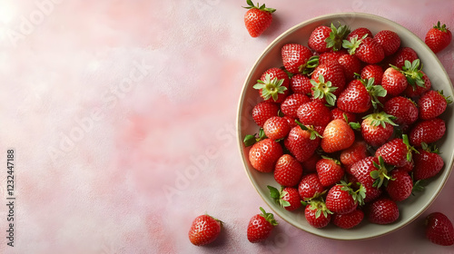 Fresh Strawberries Served o...