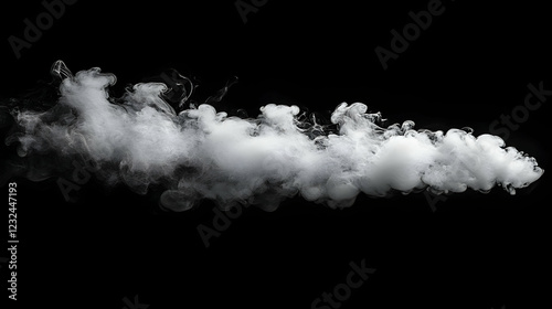 White Smoke Billows and Fil...