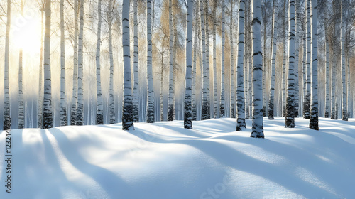 Sunlight streams through a ...