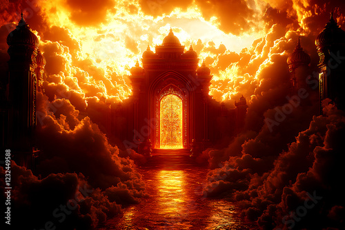 Fiery Gate to the Afterlife
