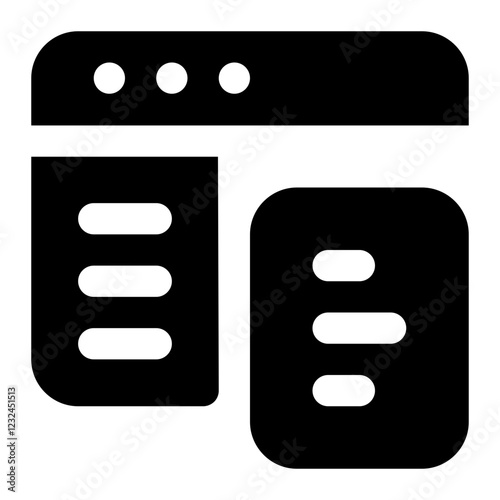 Webpage Glyph Icon