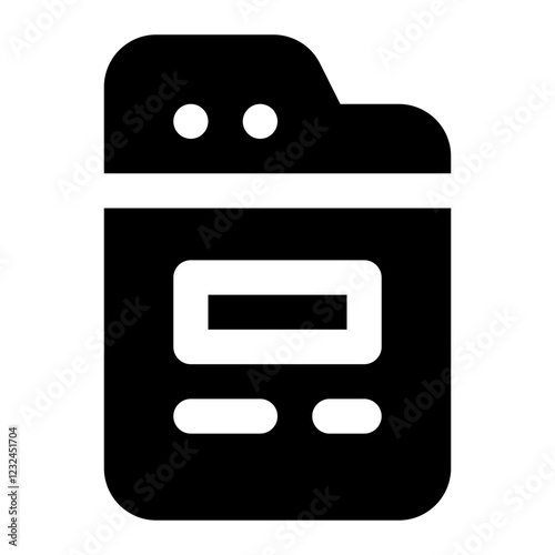 Copywriting Glyph Icon