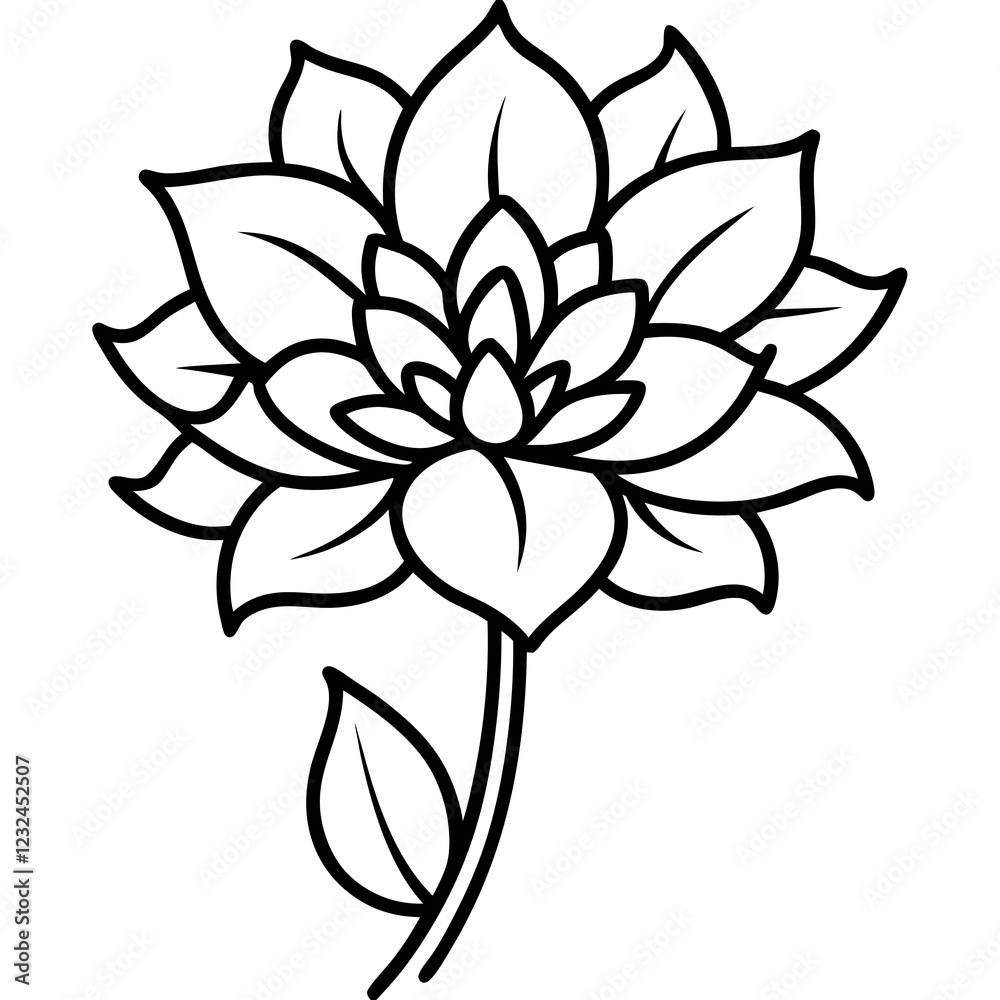 Fototapeta premium Blooming Wellness Lines