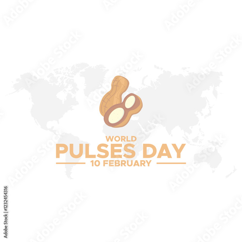 World Pulses Day vector, illustration. World Pulses Day poster design , World Pulses Day Banner Design illustration.