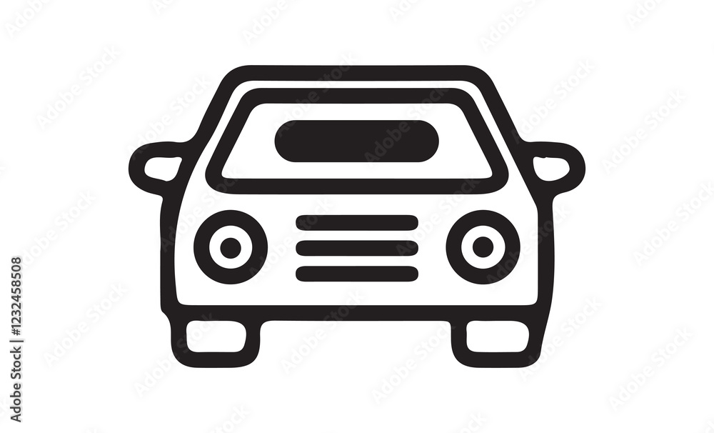 car silhouettes set. Car icon set in linear style. Transport symbol. Taxi cab car vector icon. Stock - vector eps 10 car silhouettes set. Car icon set in linear style. Transport symbol. Taxi cab car vector icon. Stock - vector eps 10
