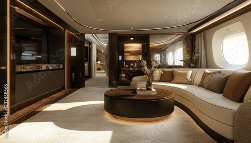 Luxury Yacht Interior: Opulent Living Space Design