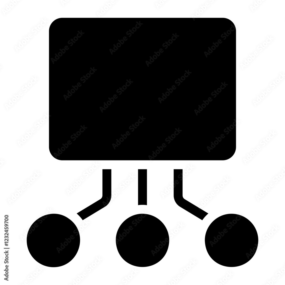 hierarchy glyph icon hierarchy glyph icon