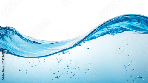 Obraz na płótnie blue water wave