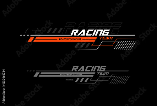 racing team graphic
