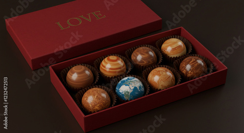 Luxury Love for Valentine, A Box of Exoplanetary Chocolates photo