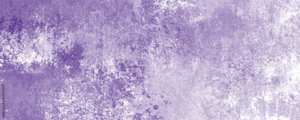 Obraz premium Distressed and Faded Watercolor Surface with a Mystical Purple Swirl Design