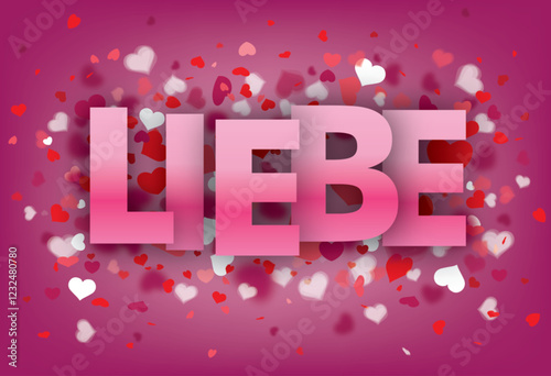 Liebe Herzen Hintergrund