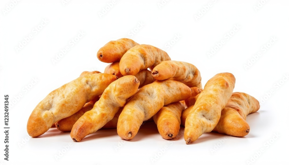 Golden Crescent Breadsticks: A Warm, Rustic Bakery Delight
