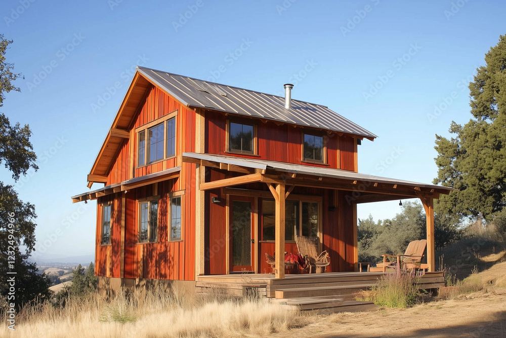 Warm Organic House with Loft