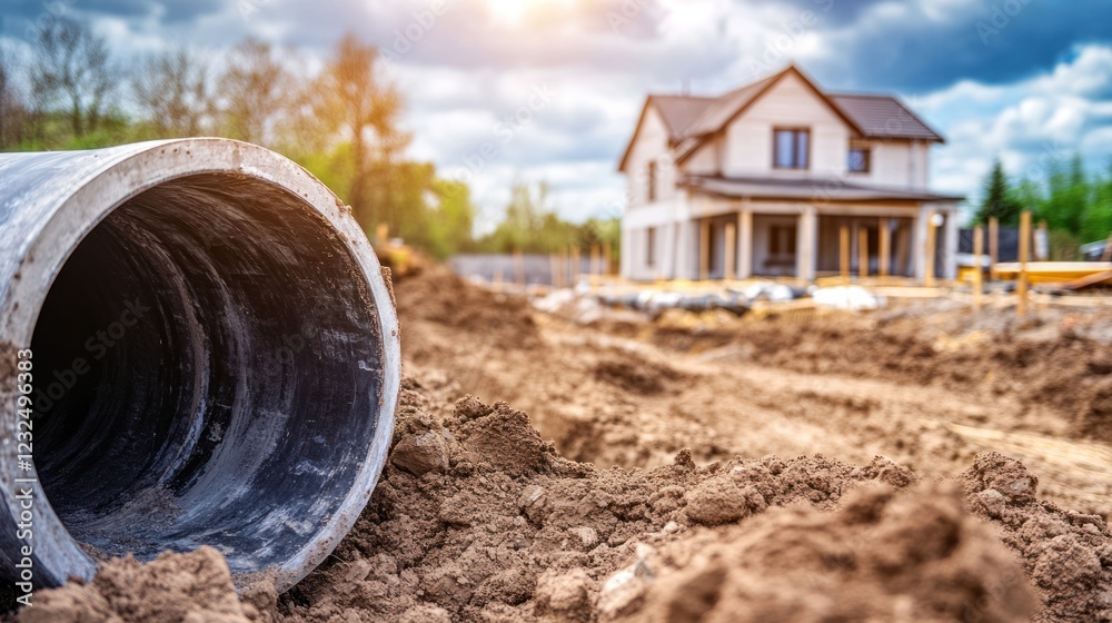 New Home Construction: Underground Piping and Infrastructure New Home Construction: Underground Piping and Infrastructure