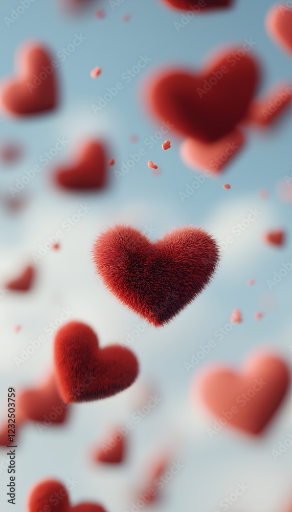 Obraz premium heart red 