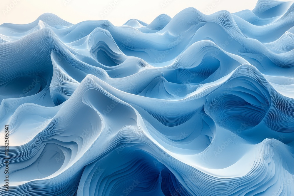 Obraz premium A quiet slow-motion visual of silky textures