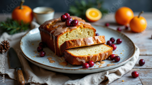 Wallpaper Mural Slices of cake with berries on a plate. Torontodigital.ca