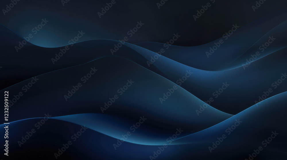 Obraz premium smooth gradient background with blue and black
