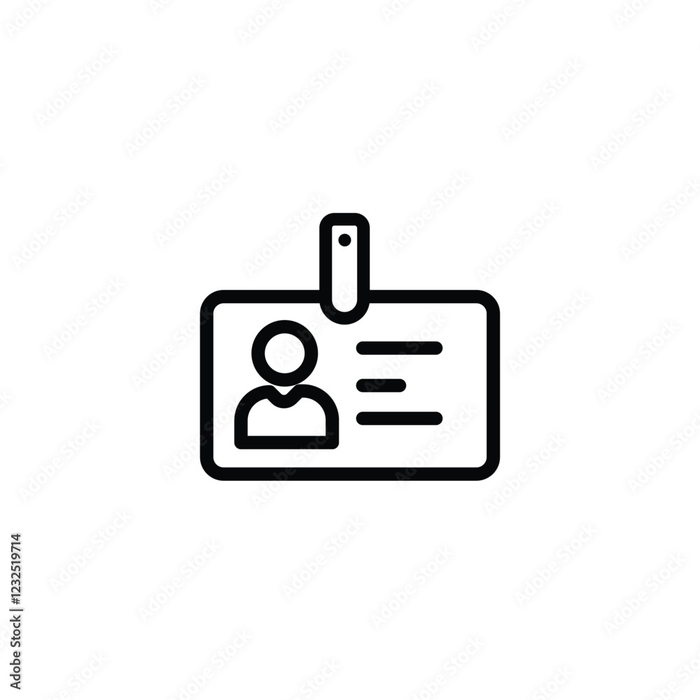 ID card vector icon. Identification card flat sign design. EPS 10 ID card sign pictogram. Membership card symbol pictogram. VIP person icon ID card vector icon. Identification card flat sign design. EPS 10 ID card sign pictogram. Membership card symbol pictogram. VIP person icon