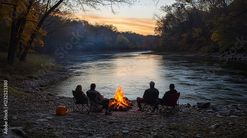 Cooking by the Riverbank: A Peaceful Experience with Nature, Shared Meals, and Responsible Clean-Up.