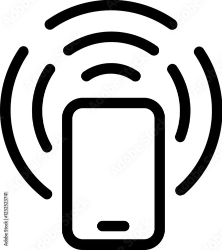 Smartphone online network icon