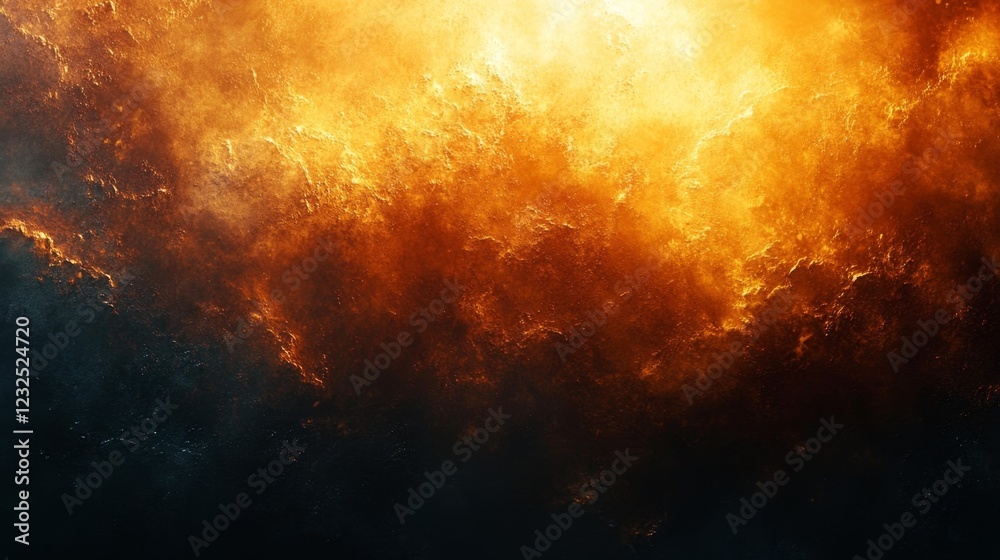 Naklejka premium Cinematic Warm Gradient Background with Artistic Texture. Generative AI