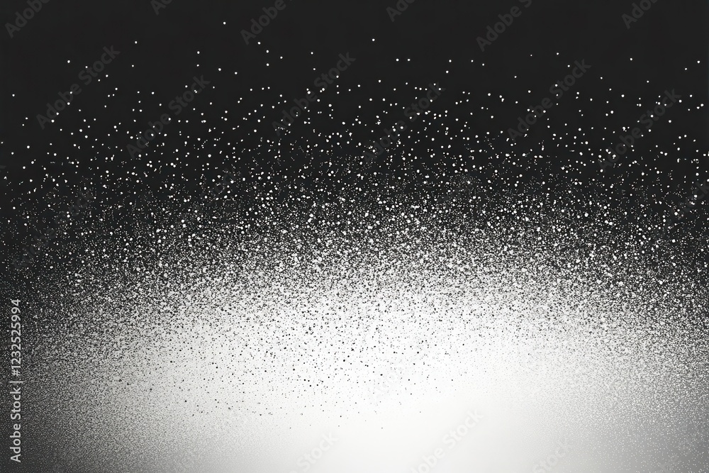 Obraz premium Textured grainy black and white noise backdrop for stylish abstract poster or cover design options