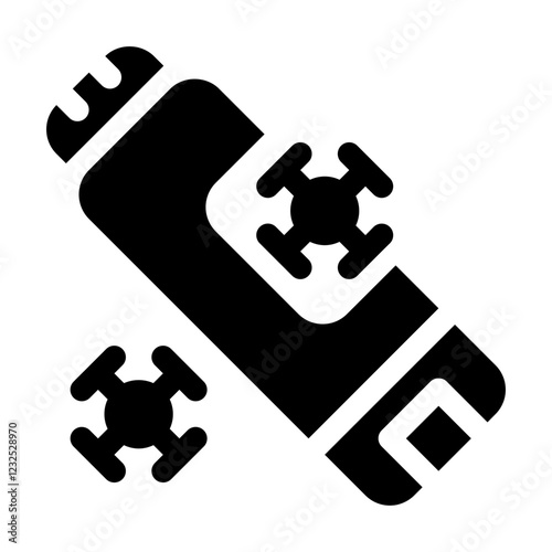 Icon Usb With Style Glyph