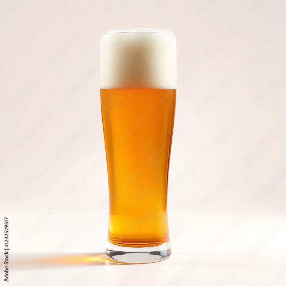 glass of beer isolated on white background glass of beer isolated on white background