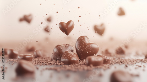 Chocolate Heart Rain: A whi...